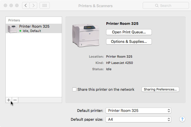 Add a printer